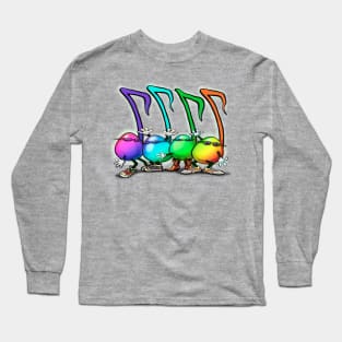 Music Notes Long Sleeve T-Shirt